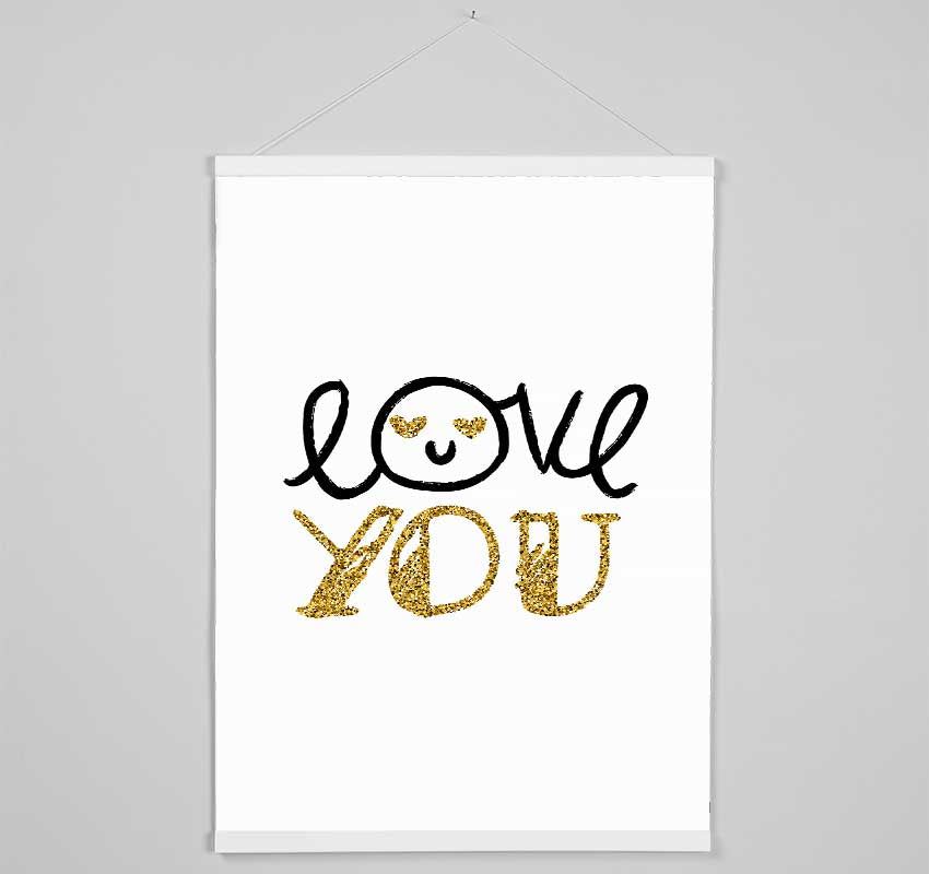 Love You 1 Hanging Poster - Wallart-Direct UK