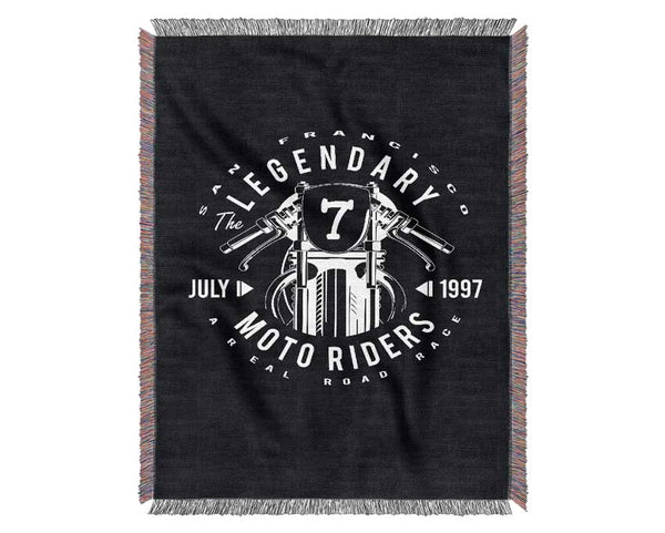 San Francisco Moto Riders Woven Blanket