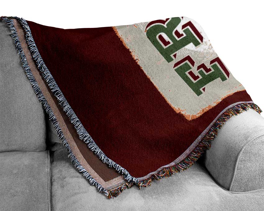 Free Beer Tomorrow Woven Blanket