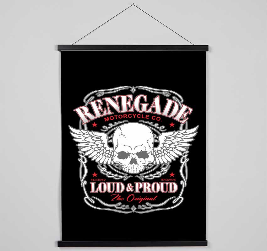 Renegade Motorcycle Co Hanging Poster - Wallart-Direct UK