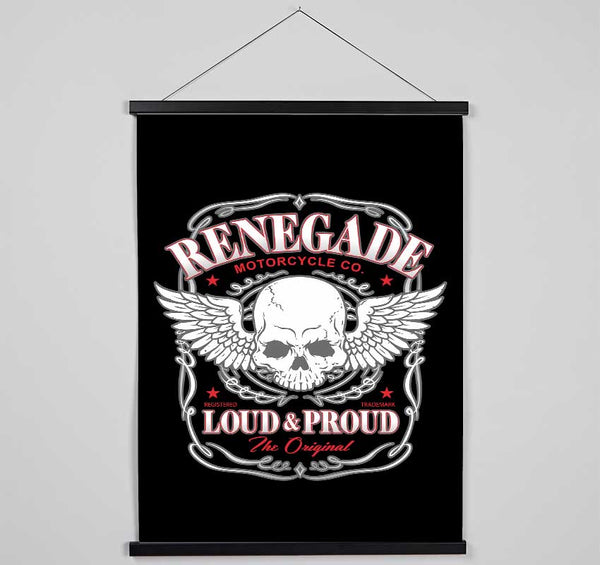 Renegade Motorcycle Co Hanging Poster - Wallart-Direct UK