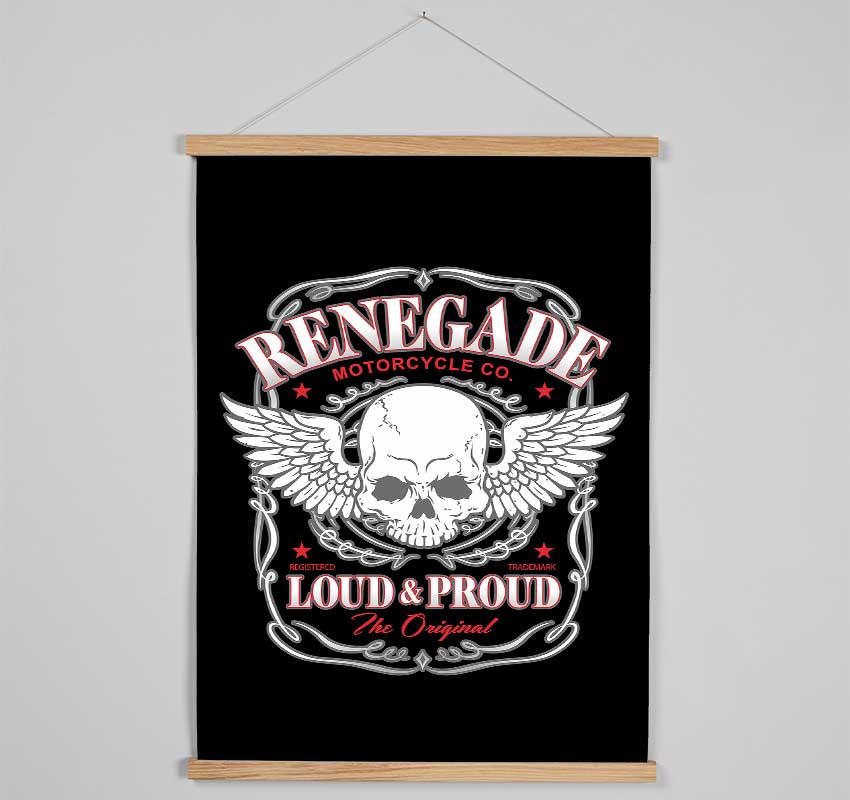 Renegade Motorcycle Co Hanging Poster - Wallart-Direct UK