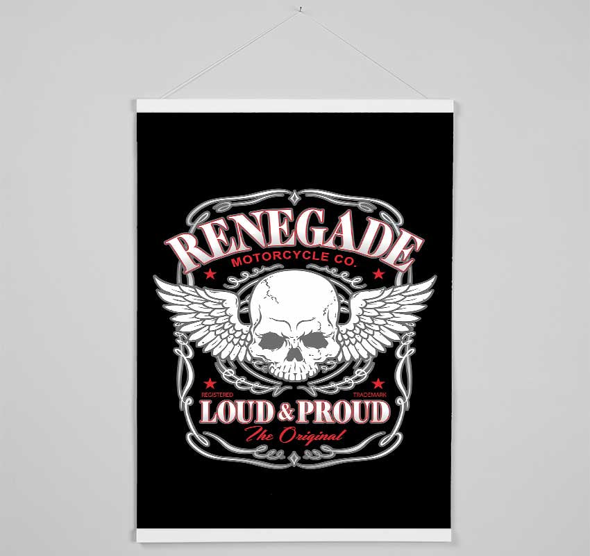 Renegade Motorcycle Co Hanging Poster - Wallart-Direct UK