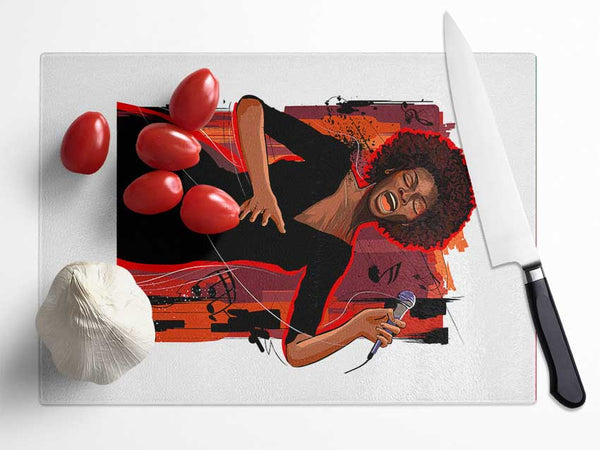 Soul Singer Glass Chopping Board