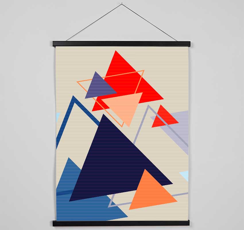 Triangle Clash Hanging Poster - Wallart-Direct UK