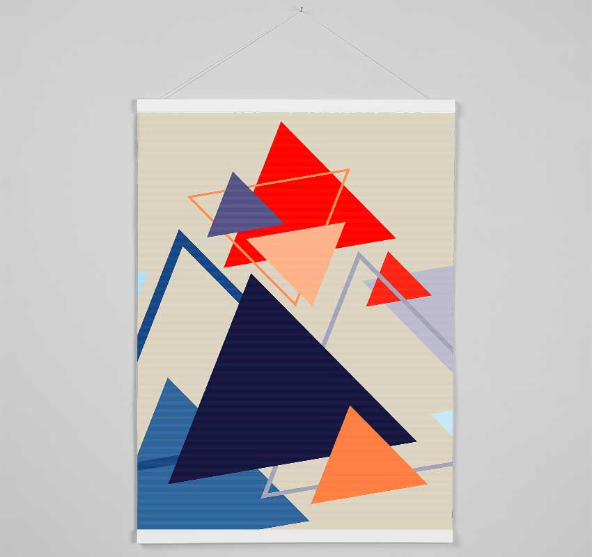 Triangle Clash Hanging Poster - Wallart-Direct UK