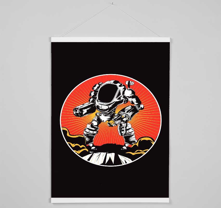 Robot Sun Hanging Poster - Wallart-Direct UK