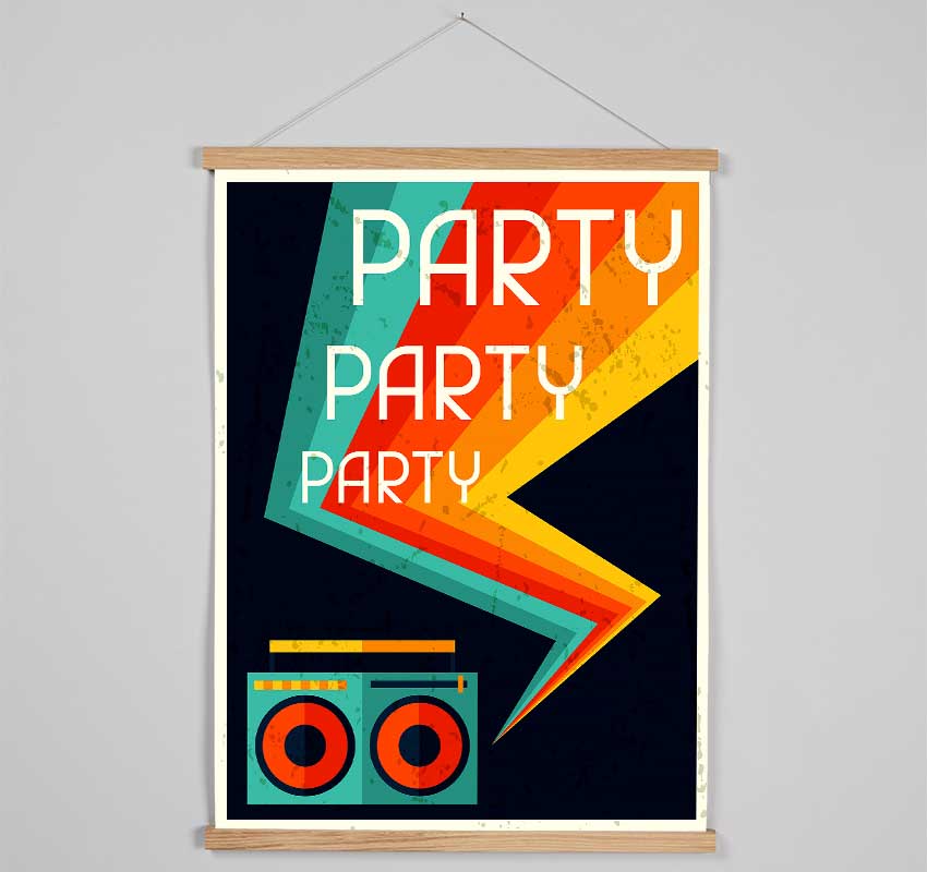 Party Party Party Hanging Poster - Wallart-Direct UK