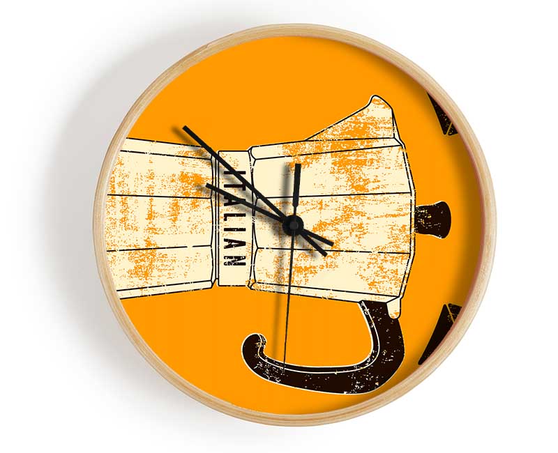 Italian Coffee Clock - Wallart-Direct UK