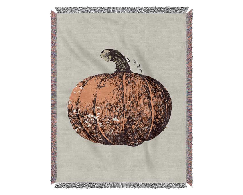 Pumkin Woven Blanket