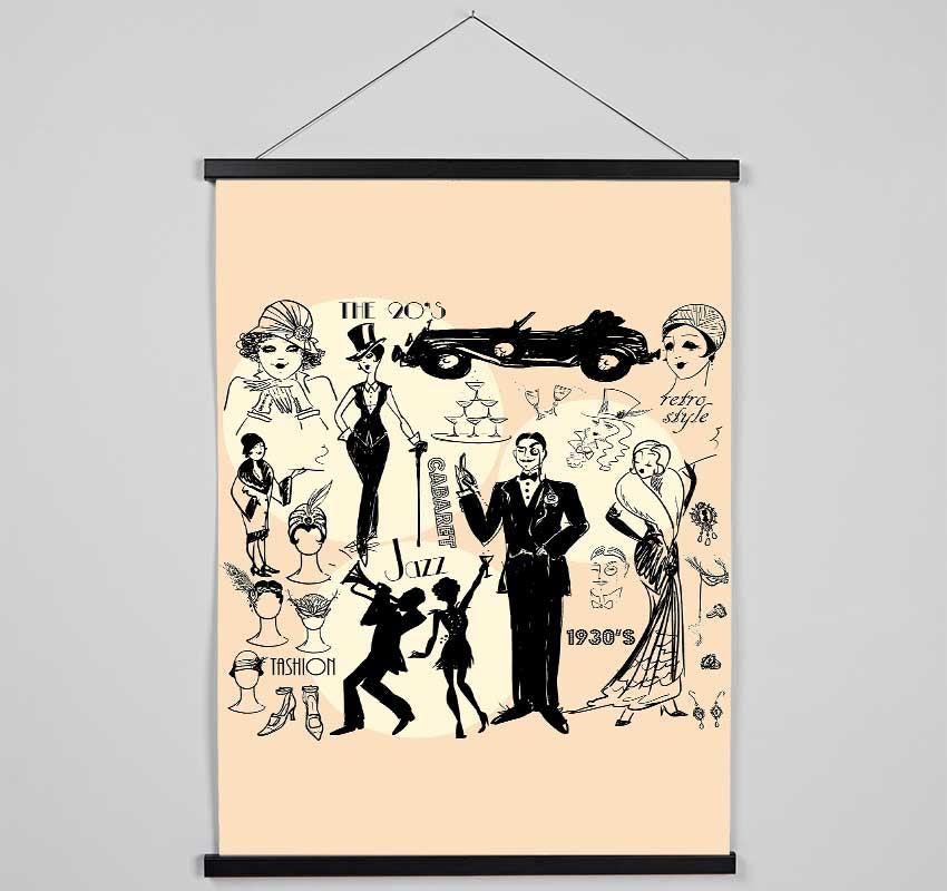 The 20's Hanging Poster - Wallart-Direct UK