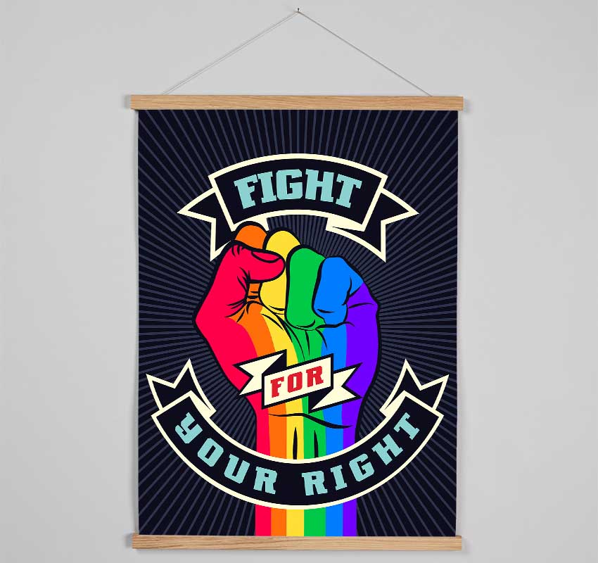 Fight For Your Right Hanging Poster - Wallart-Direct UK