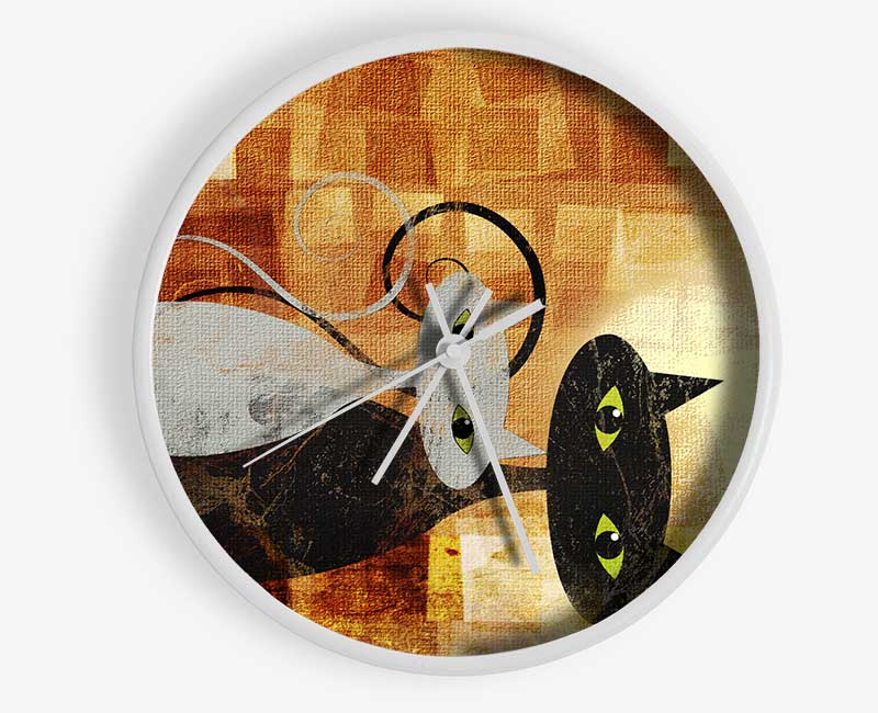 Cats Clock - Wallart-Direct UK