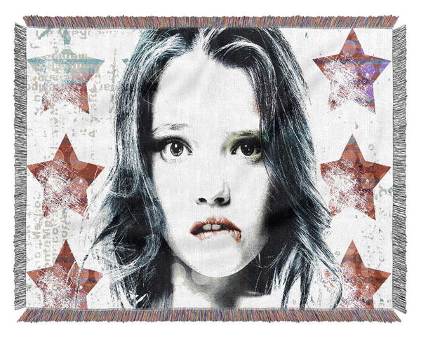 Star Girl Woven Blanket