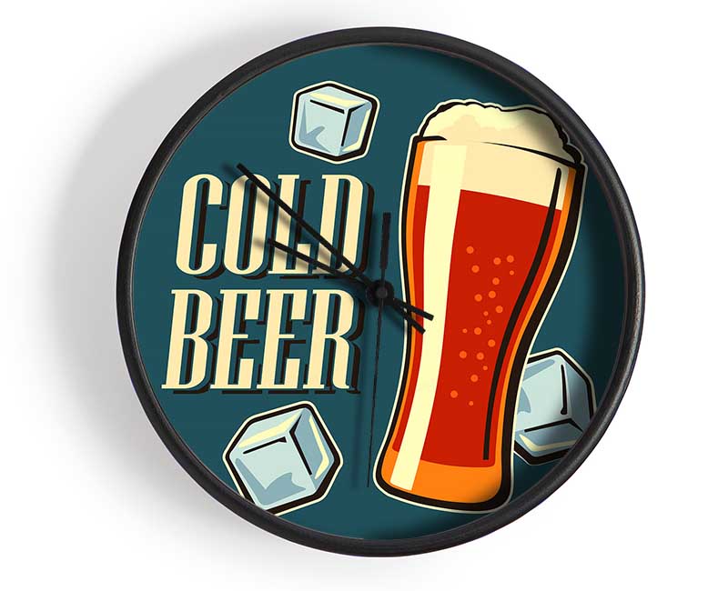 Cold Beer Clock - Wallart-Direct UK