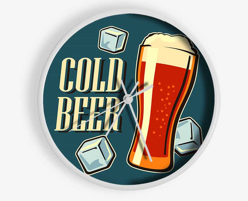 Cold Beer Clock - Wallart-Direct UK