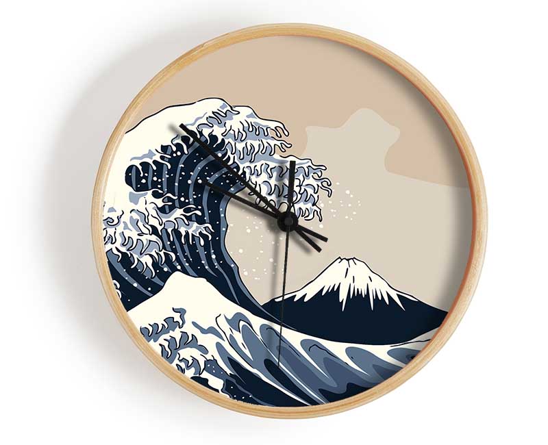 Wave 1 Clock - Wallart-Direct UK