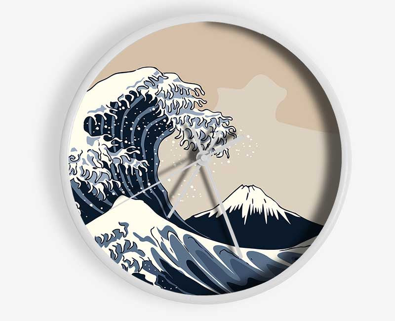 Wave 1 Clock - Wallart-Direct UK