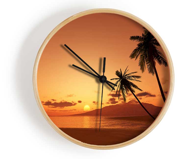 As The Sun Goes Down Clock - Wallart-Direct UK