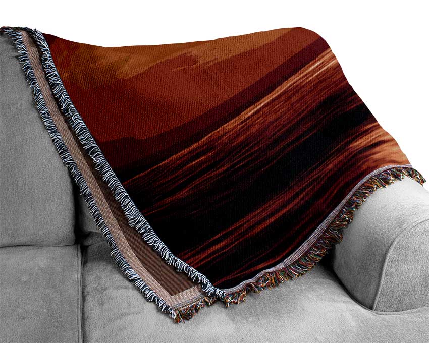 Fire Glow Woven Blanket