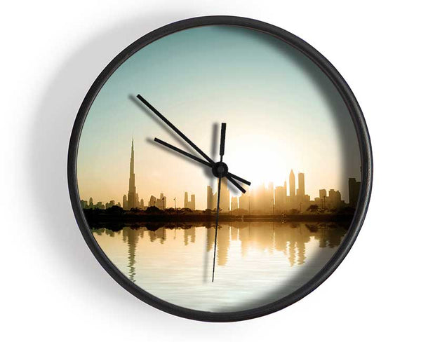 City Reflections Clock - Wallart-Direct UK