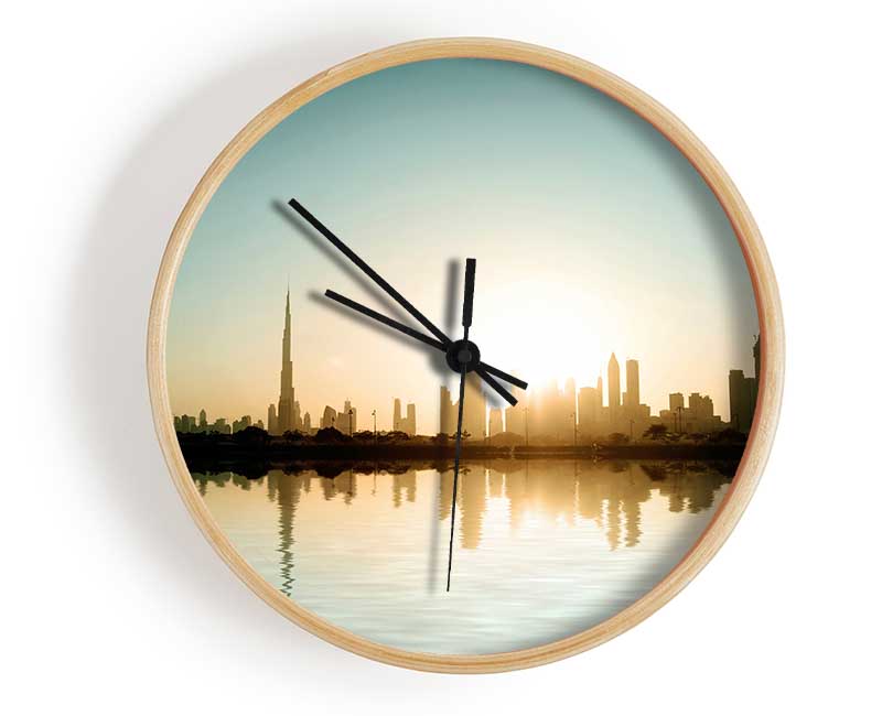 City Reflections Clock - Wallart-Direct UK