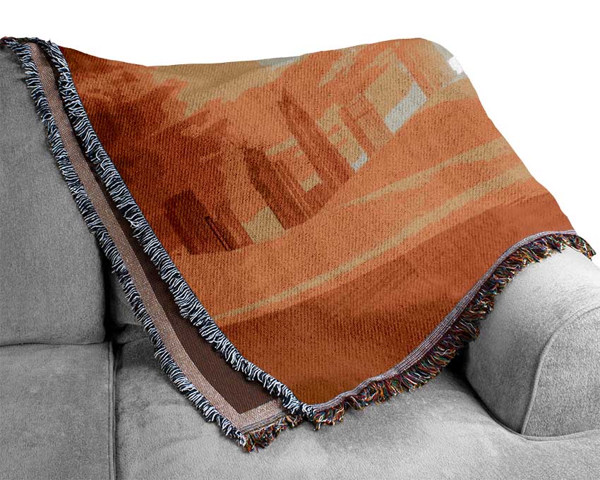 Stunning Burj Khalifa Tallest Building In The World Woven Blanket