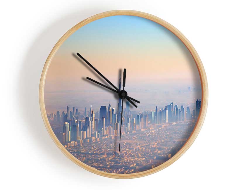 Sand Storm City Clock - Wallart-Direct UK