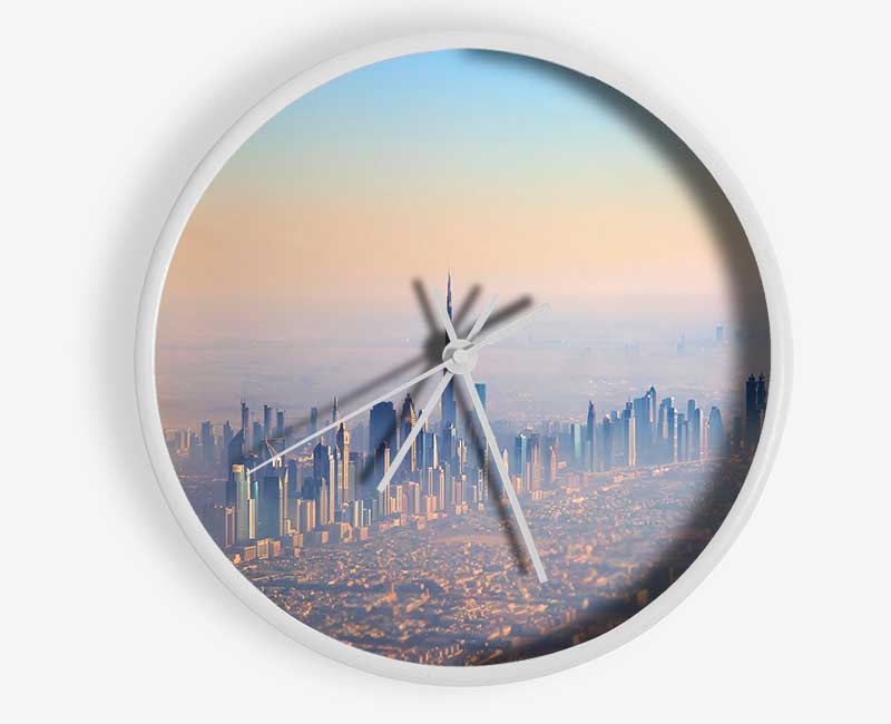 Sand Storm City Clock - Wallart-Direct UK