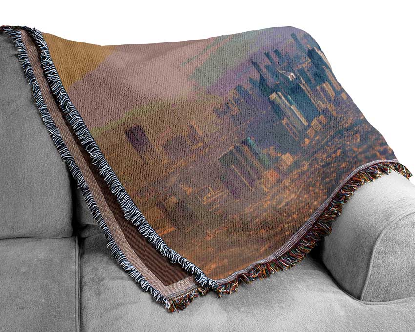 Sand Storm City Woven Blanket