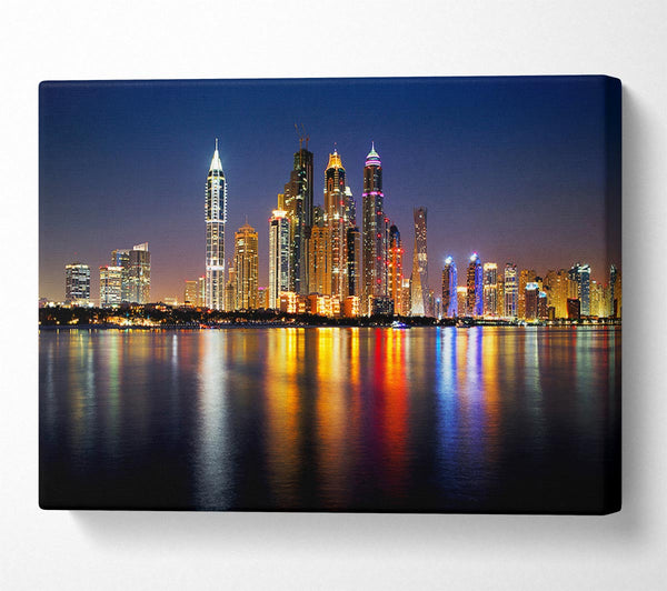 Picture of Colourful Reflections Canvas Print Wall Art