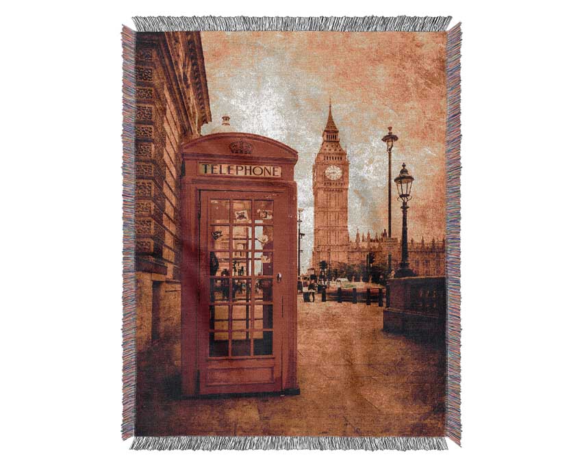 Big Ben Golden Glow Woven Blanket