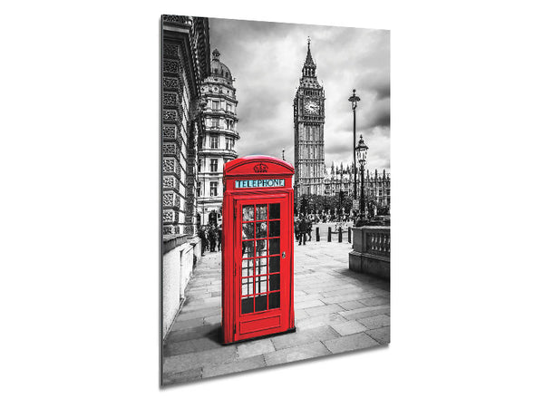 Red Phone Box Next To Big Ben