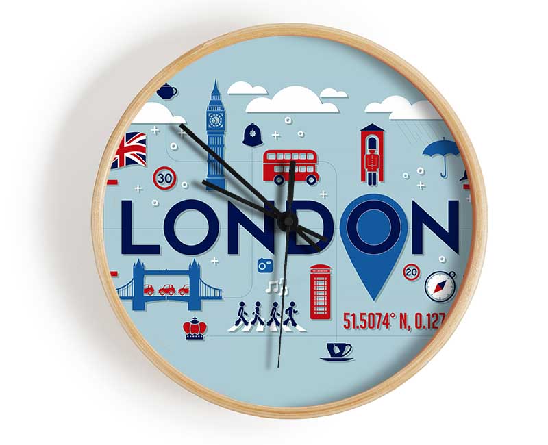 Perfect Walk Through The Clock - Wallart-Direct UK