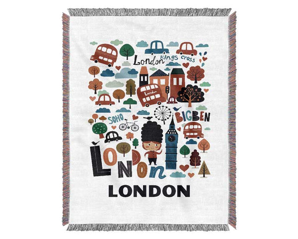 Fabulous City Woven Blanket