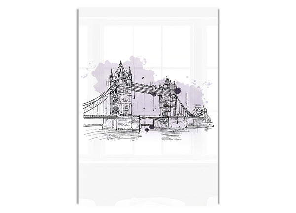 Tower Bridge Outline 6