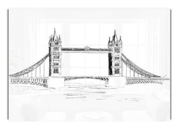 Tower Bridge Outline 4