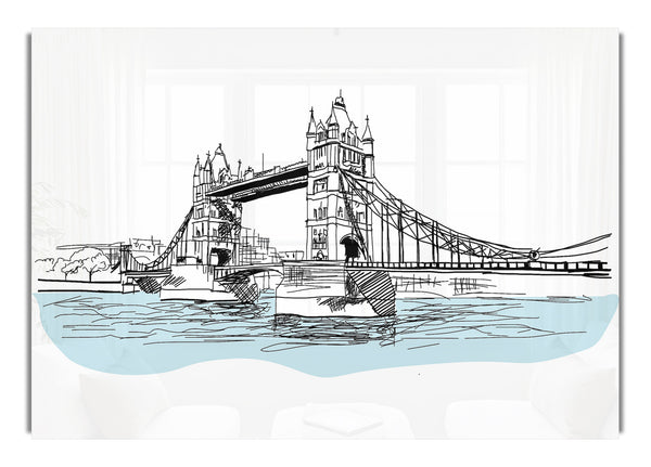 Tower Bridge Outline 3