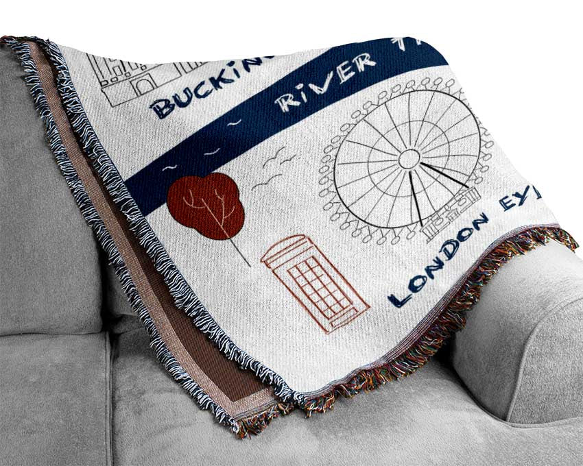 Things Not To Miss In The City Woven Blanket