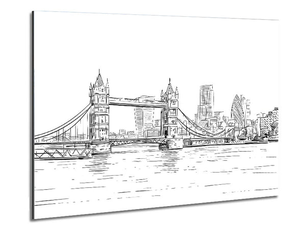 Tower Bridge Outline 1