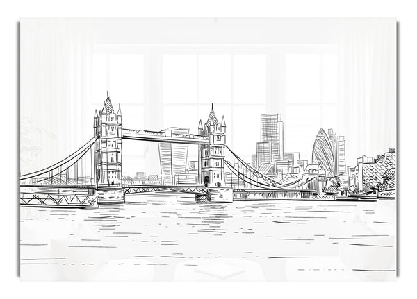 Tower Bridge Outline 1