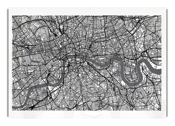 The Map Of London Thames 4