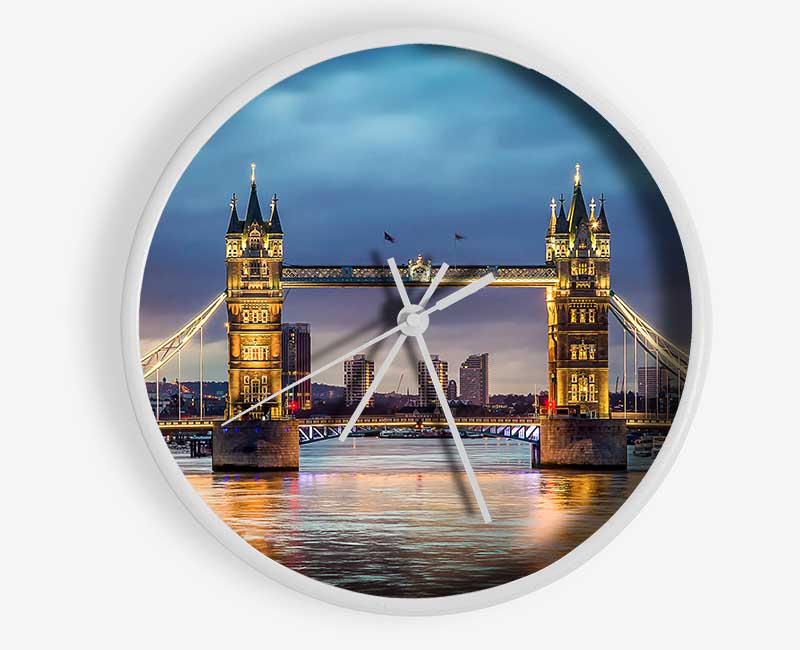 Tower Bridge Night Glow Clock - Wallart-Direct UK