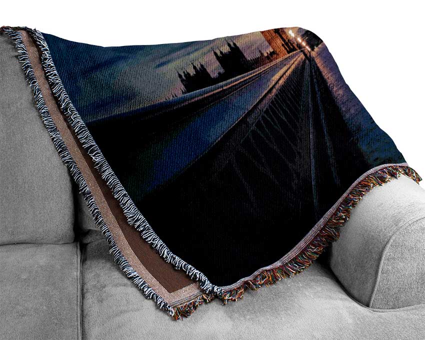 Big Ben Speed Of Light 8 Woven Blanket