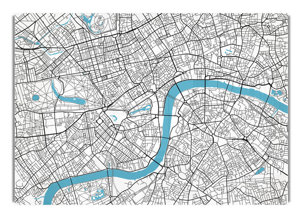 The Map Of London Thames 1