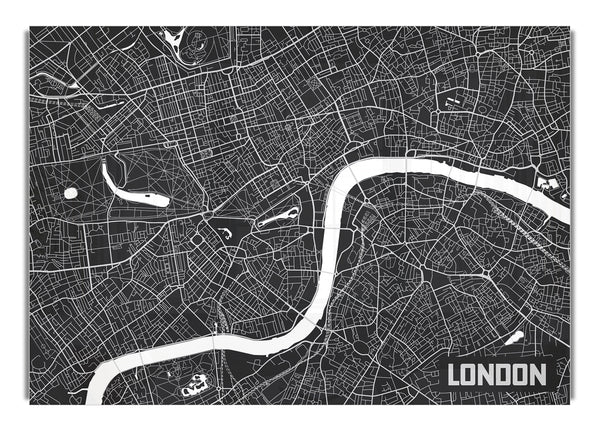 The Map Of London Thames 3