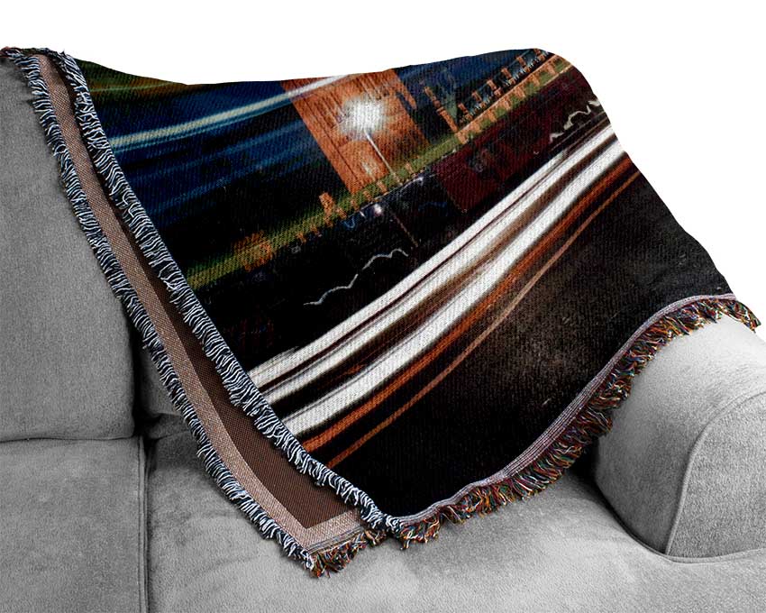 Big Ben Speed Of Light 7 Woven Blanket