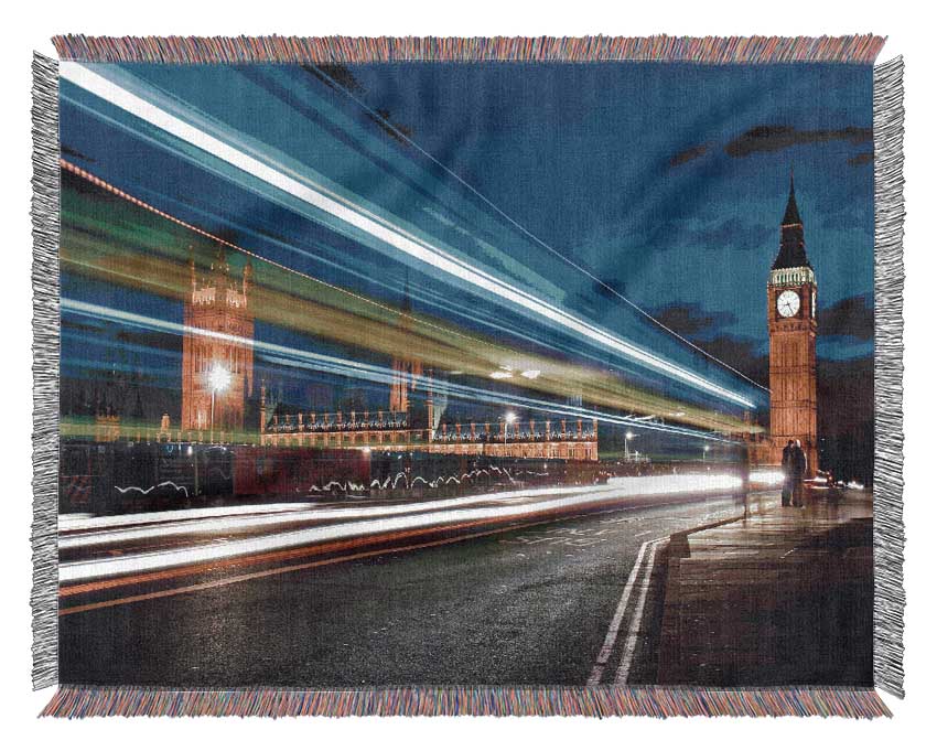 Big Ben Speed Of Light 7 Woven Blanket