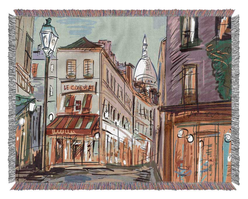 City Streets 4 Woven Blanket