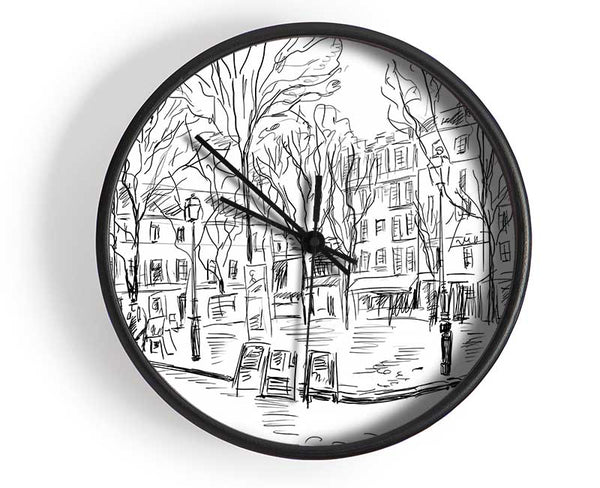 City Streets 5 Clock - Wallart-Direct UK